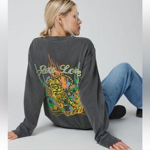 Urban Outfitters Pure Love Tiger Graphic Sweatshirt
